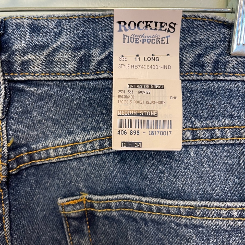 Rockies Relaxed Jeans Medium Stone - Picture 4 of 6